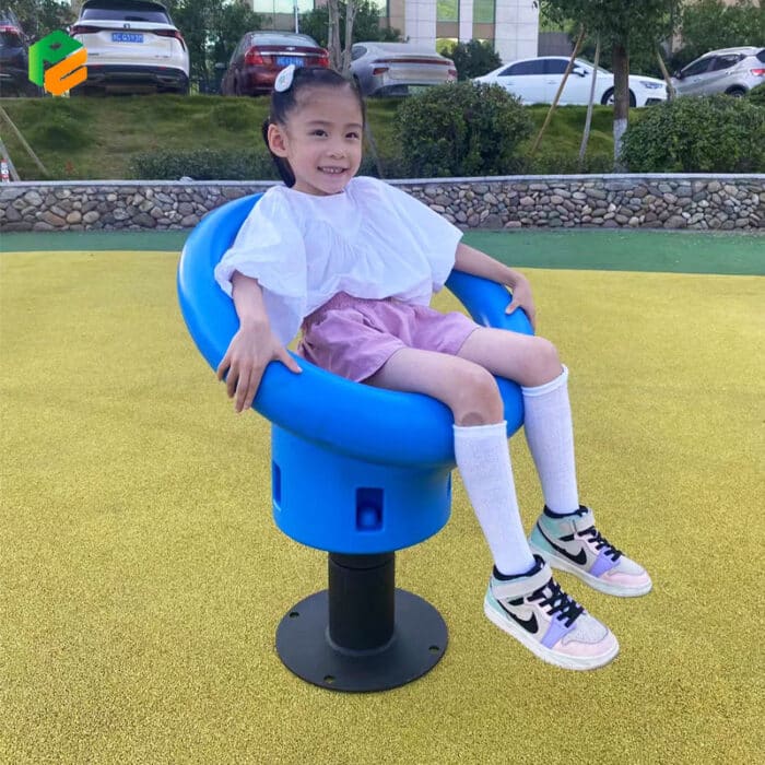 Plastic Playground Spinning Seat for Parks-3