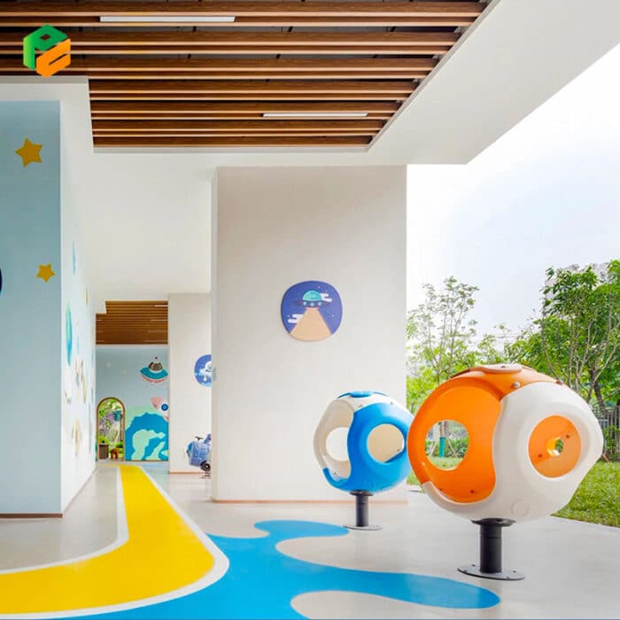 Playground Spinning Capsule for Kindergarten-2