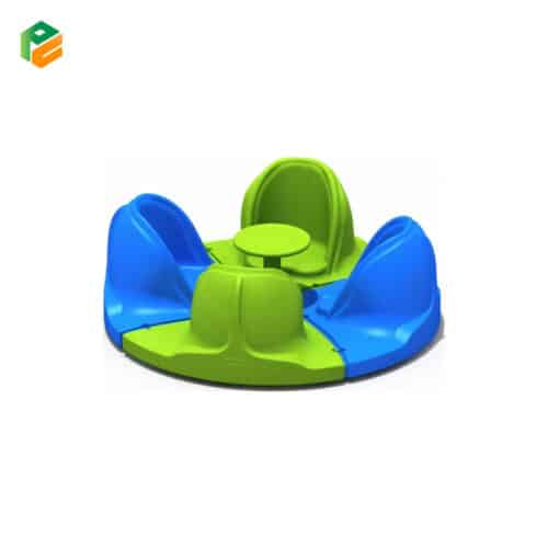 Playground Spinning Equipment with 4 Seats for Kids-1