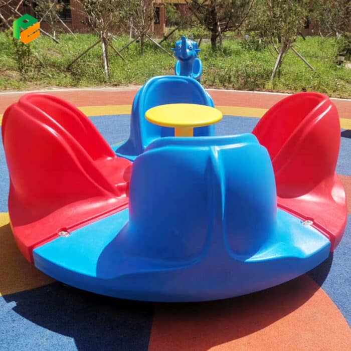 Playground Spinning Equipment with 4 Seats for Kids-2