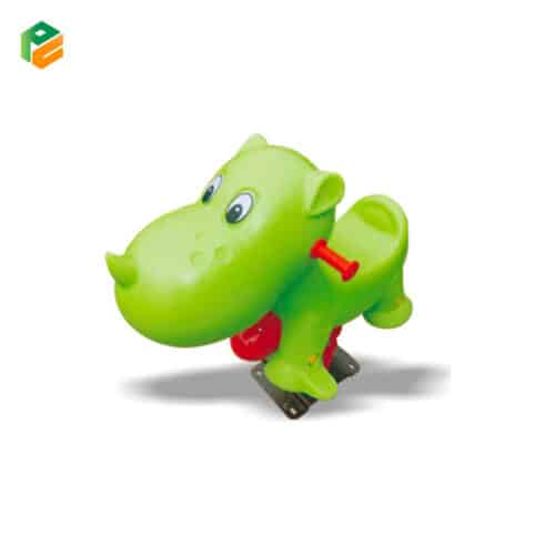 Rhino-shaped Sit-on spring Rider for Kids-1