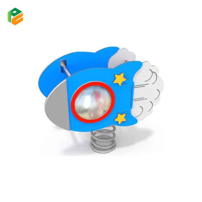 Rocket Sit-in Spring Rider for Kindergarten-1