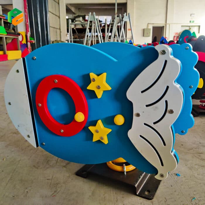 Rocket Sit-in Spring Rider for Kindergarten-2
