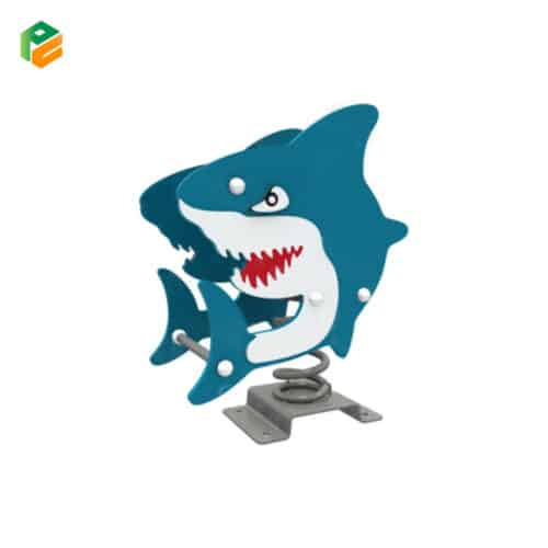 Shark Sit-in Spring Rider for Kids-1