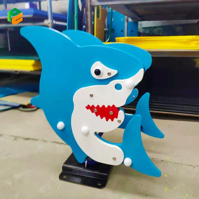 Shark Sit-in Spring Rider for Kids-2