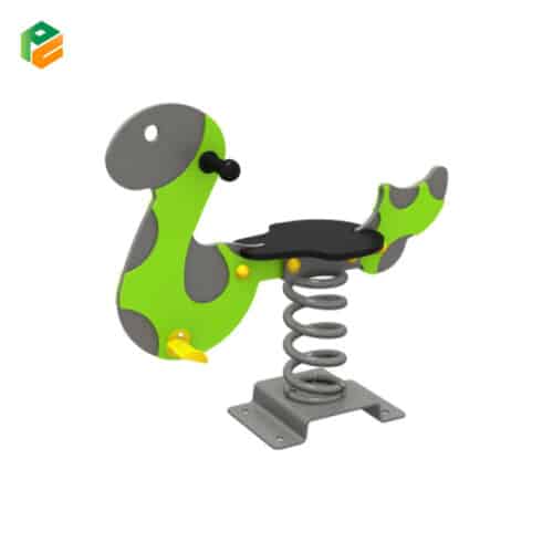 Snake Sit-on Playground Spring Rocker for Kids-1
