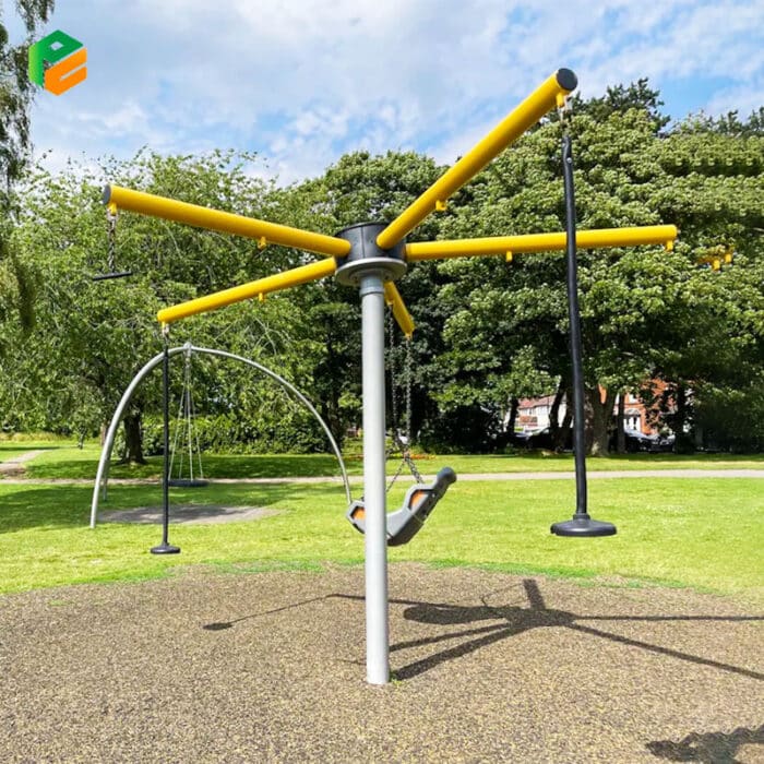 Spinning Circus Playground Swing for Parks-2