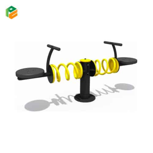 Springy Seesaw with Rubber Handle Grips-1