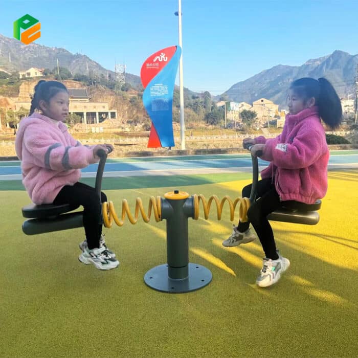 Springy Seesaw with Rubber Handle Grips-2