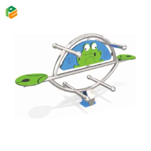 Two-person Heavy Duty Seesaw with Frog Figure-1