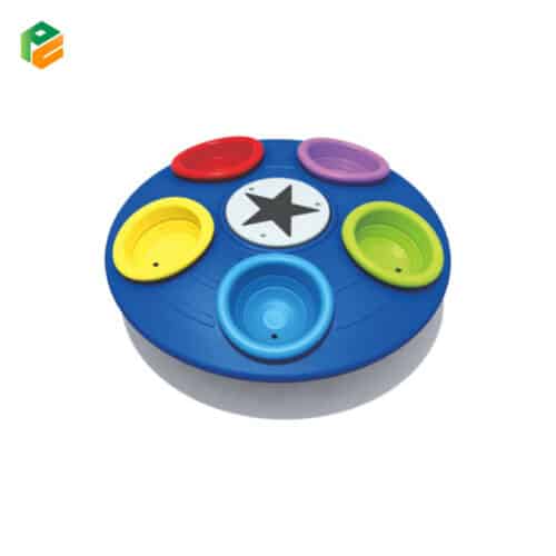 UFO Shaped Playground Spinner with 5 Seats for Children-1