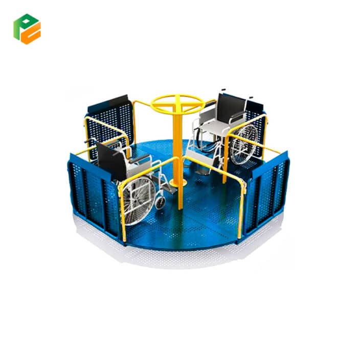 Wheelchair Roundabout for Handicapped Kids-2