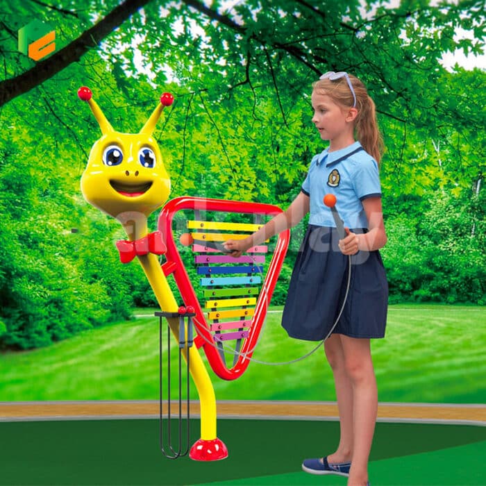 Outdoor Playground Musical Instruments with Snail Figure-2