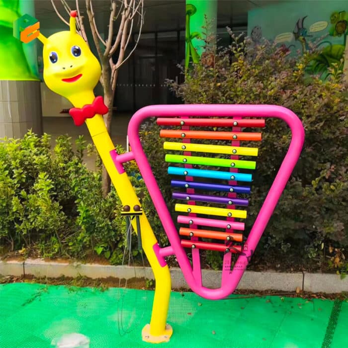 Outdoor Playground Musical Instruments with Snail Figure-3