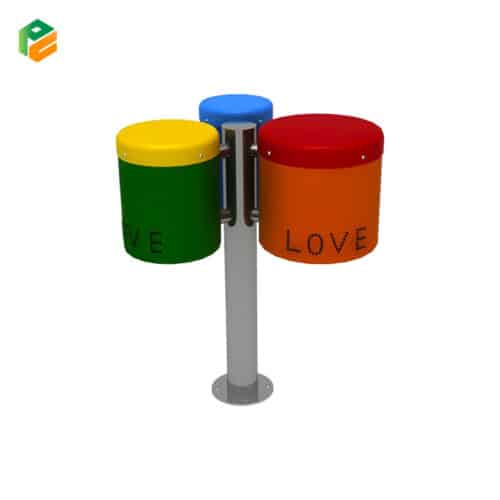 Playground Music Equipment Rainbow Bongos-1