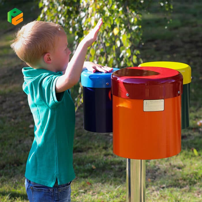 Playground Music Equipment Rainbow Bongos-3