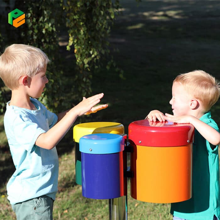 Playground Music Equipment Rainbow Bongos-4