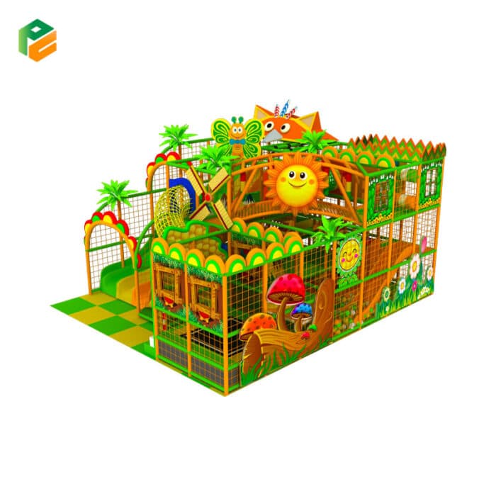 Forest Themed Large Indoor Soft Play Area for Children-2