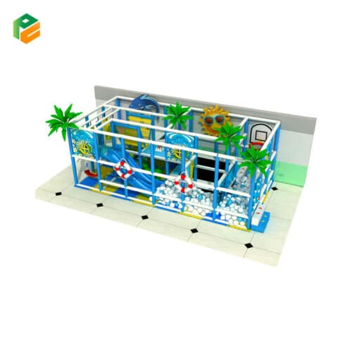 Indoor Jungle Gym with Ball Pit for Kindergarten-1