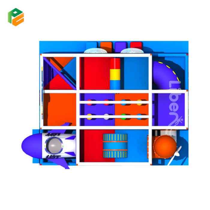 Spacecraft Themed Indoor Playground Equipment for Children-2