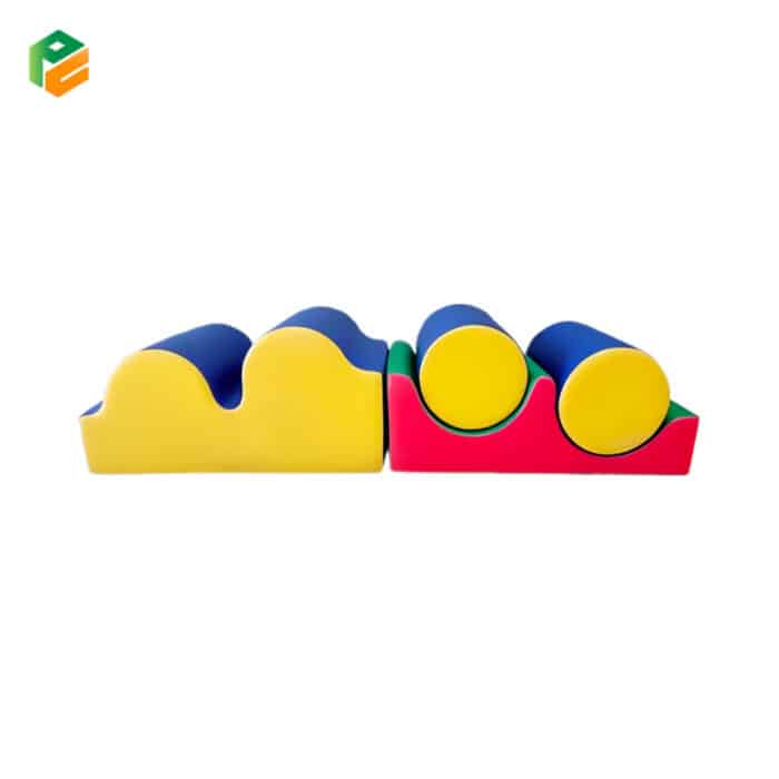 4-Piece Indoor Toddler Foam Climbing Set for Sale-3