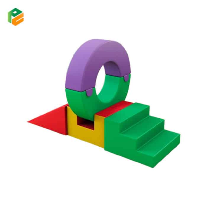 5 Pcs Climb Slide & Tunnel Soft Play Set-2