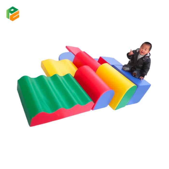 9-Piece Soft Foam Climbing Blocks for Indoor Play Area-3