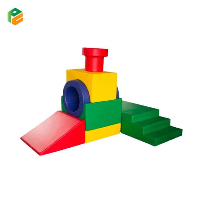 Climb and Crawl Foam Play Set with Tunnel and Slide-1
