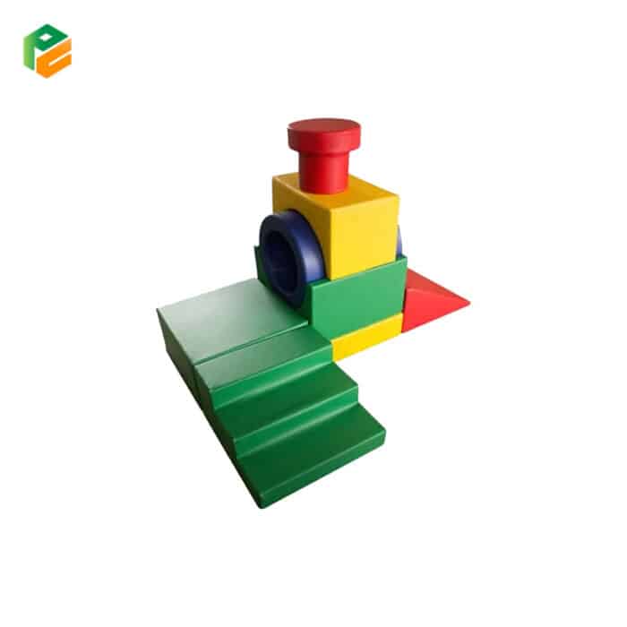 Climb and Crawl Foam Play Set with Tunnel and Slide-2