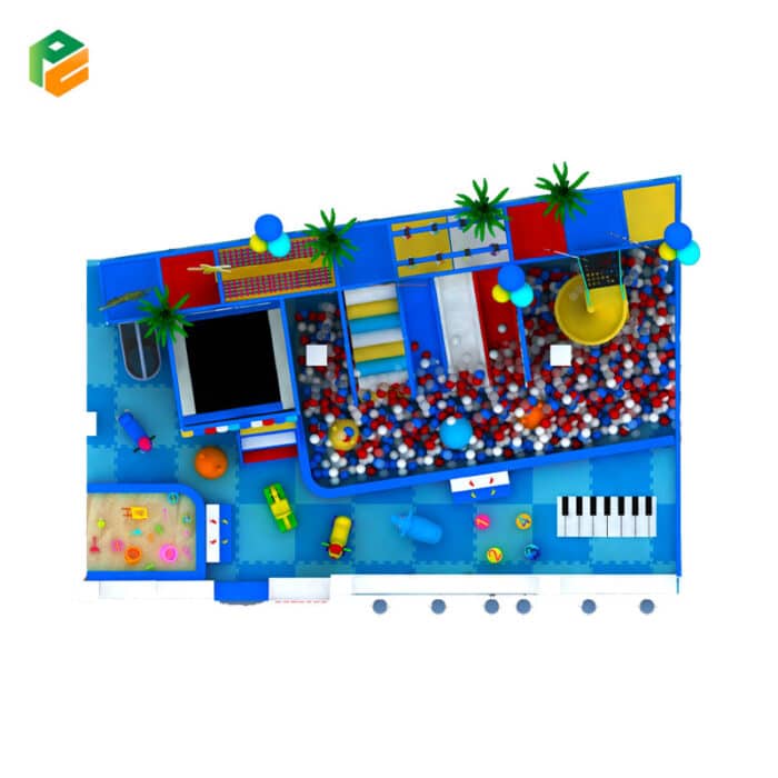 Ocean Themed Indoor Play Equipment for Nursery-2