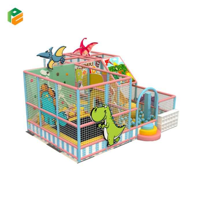 Space-saving Indoor Playground Equipment for Daycare Centre-2