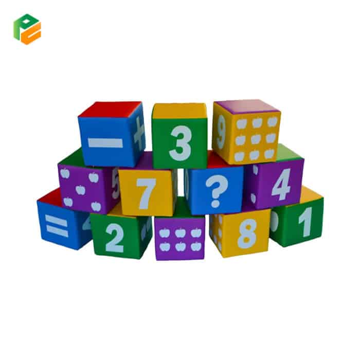 12-Pieces Soft Counting Block for Toddlers-2