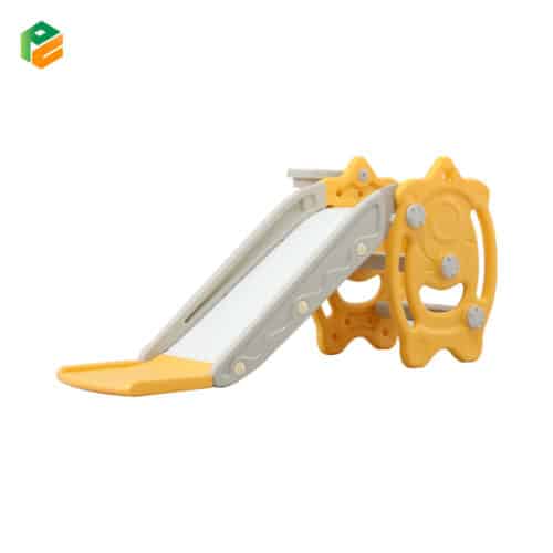 3 in 1 Kid Play Climber Slide Playset with Baketball Ring-1