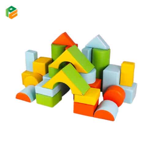 30-Pieces Colorful Soft Baby Blocks for Toddlers 1-3 Years Old-1