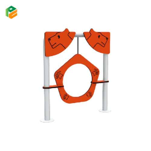 Adjustable Hoop Jump for Dog Park Activities-1