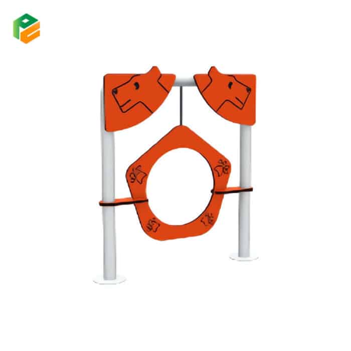 Adjustable Hoop Jump for Dog Park Activities-1
