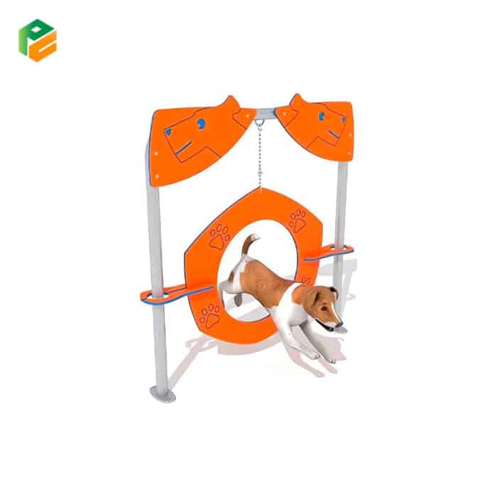 Adjustable Hoop Jump for Dog Park Activities-2