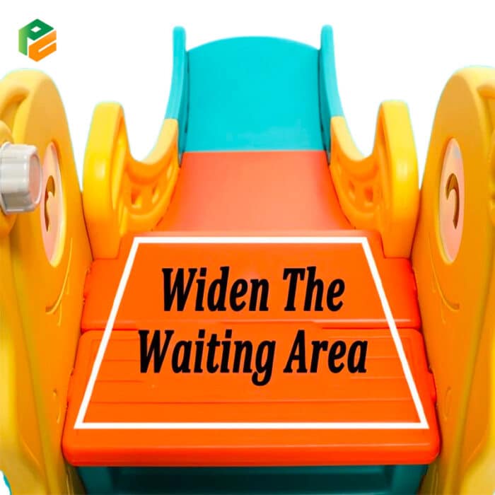 Children's Indoor Small Slide with Basketball Stand-4