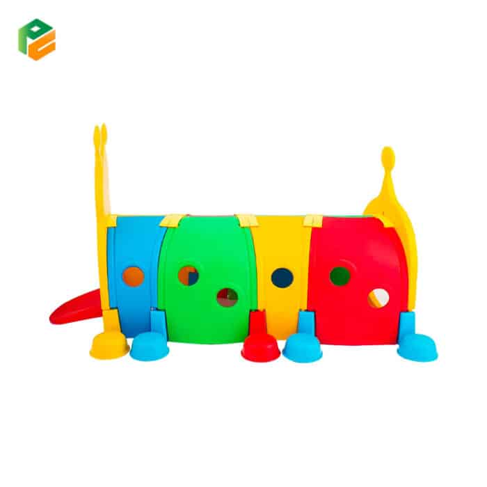Kids Caterpillar Tunnel Outdoor Indoor Climb-N-Crawl Play Equipment-4