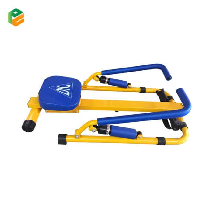Kids Outdoor Training Equipment Double Track Rowing Machine-2