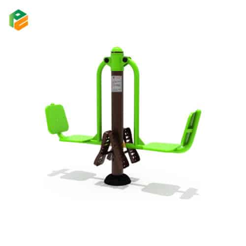 Outdoor Cardio Workout Equipment Seated Leg Press-1