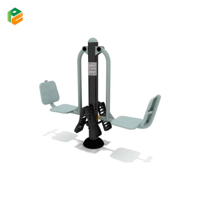 Outdoor Cardio Workout Equipment Seated Leg Press-2