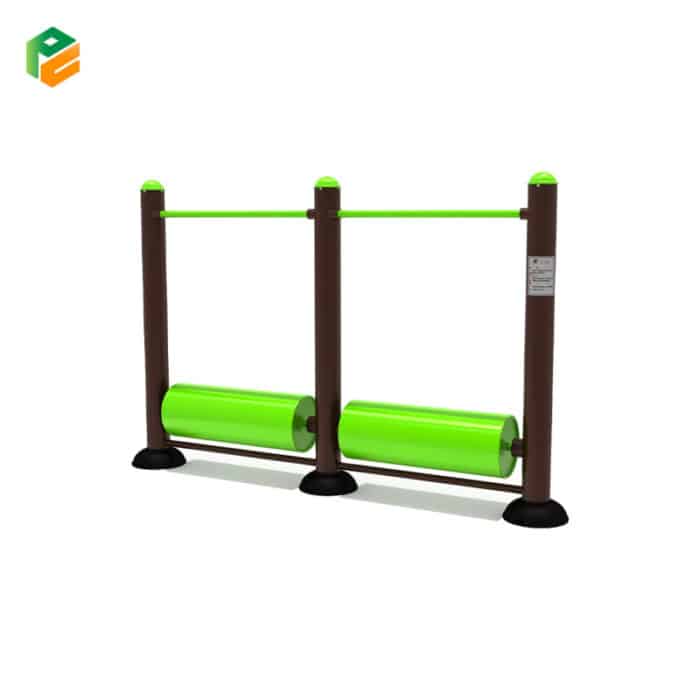 Outdoor Fitness Equipment 2-Person Log Roll for Children-1