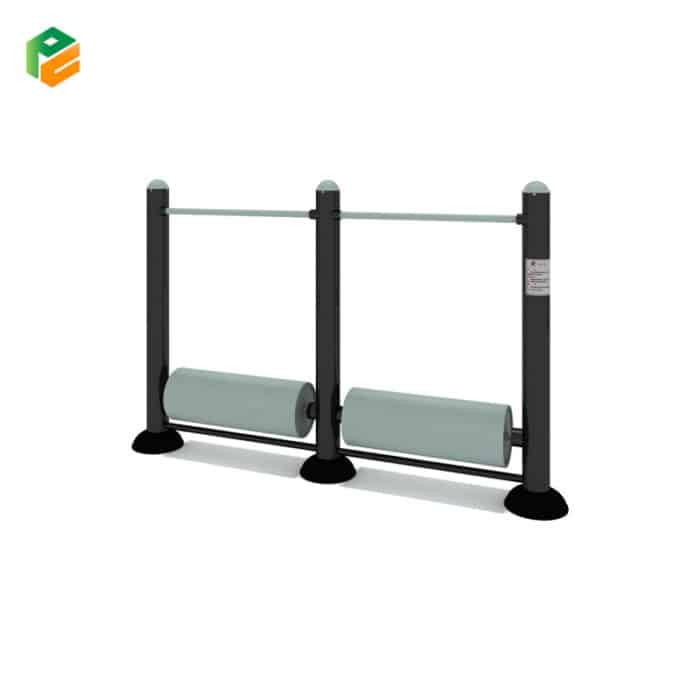 Outdoor Fitness Equipment 2-Person Log Roll for Children-2