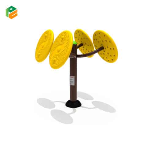 Outdoor Fitness Equipment 2-Person Tai Chi Spinners-1
