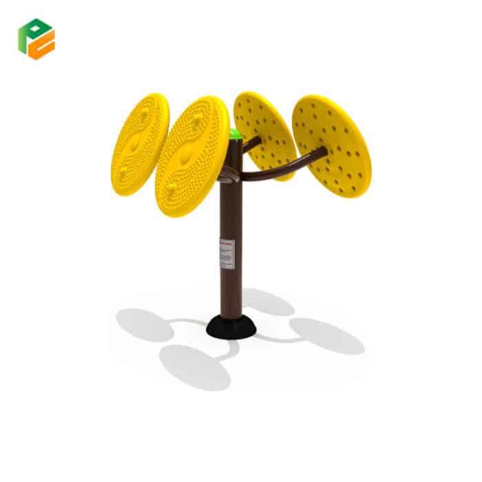 Outdoor Fitness Equipment 2-Person Tai Chi Spinners-1