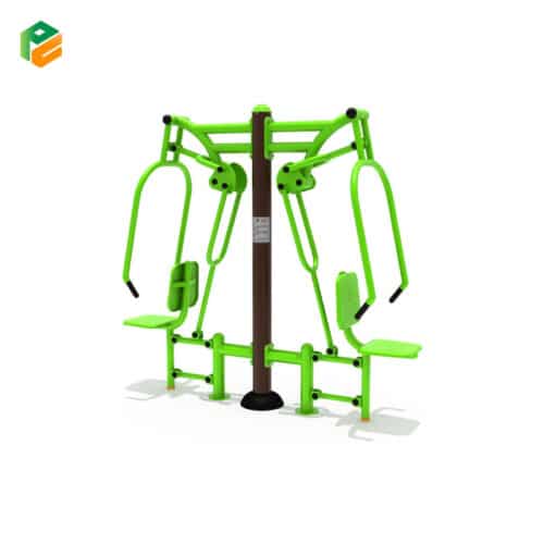 Outdoor Fitness Equipment Double Push Chairs for Adults-1