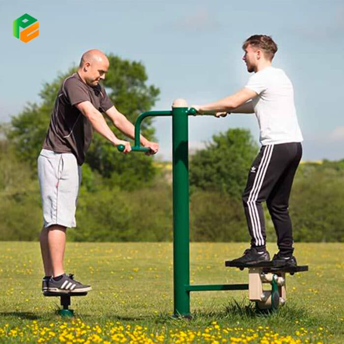 Outdoor Fitness Equipment Stepper and Hip Twister for Open Gym-3