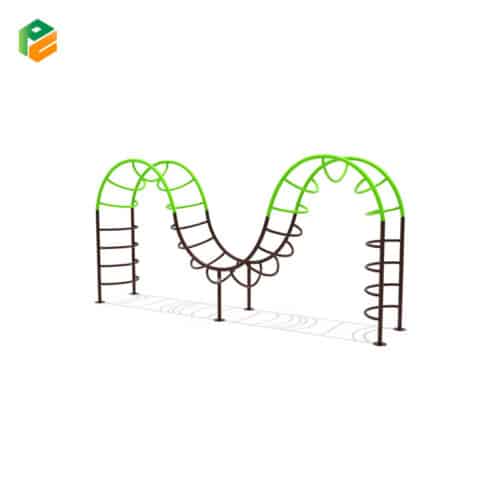 Outdoor Gym Equipment Snake Shaped Climber for Kids-1
