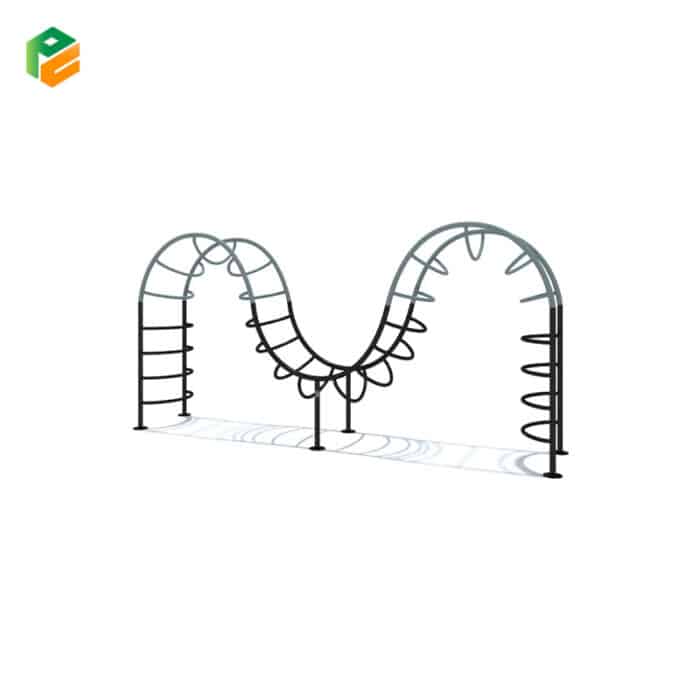 Outdoor Gym Equipment Snake Shaped Climber for Kids-2